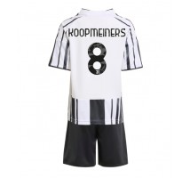 Juventus Teun Koopmeiners #8 Koszulka Podstawowa dzieci 2025-26 Krótki Rękaw (+ krótkie spodenki)