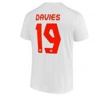 Kanada Alphonso Davies #19 Koszulka Wyjazdowa MŚ 2022 Krótki Rękaw