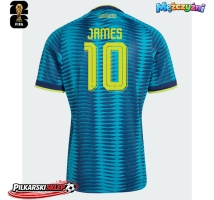 Kolumbia James Rodriguez #10 Koszulka Wyjazdowa MŚ 2026 Krótki Rękaw