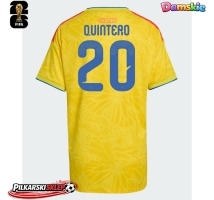 Kolumbia Juan Fernando Quintero #20 Koszulka Podstawowa damskie MŚ 2026 Krótki Rękaw