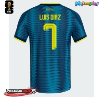 Kolumbia Luis Diaz #7 Koszulka Wyjazdowa MŚ 2026 Krótki Rękaw