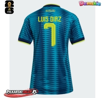 Kolumbia Luis Diaz #7 Koszulka Wyjazdowa damskie MŚ 2026 Krótki Rękaw