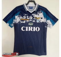 Lazio 1996-1997 Koszulka Retro Wyjazdowa Krótki Rękaw