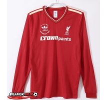 Liverpool 1986-1987 Koszulka Retro Podstawowa Długi Rękaw