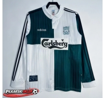 Liverpool 1995-1996 Koszulka Retro Wyjazdowa Długi Rękaw