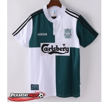 Liverpool 1995-1996 Koszulka Retro Wyjazdowa Krótki Rękaw