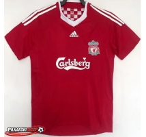 Liverpool 2008-2009 Koszulka Retro Podstawowa Krótki Rękaw
