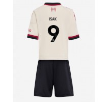Liverpool Alexander Isak #9 Koszulka Wyjazdowa dzieci 2025-26 Krótki Rękaw (+ krótkie spodenki)