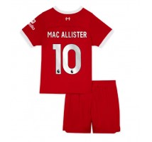Liverpool Alexis Mac Allister #10 Koszulka Podstawowa dzieci 2023-24 Krótki Rękaw (+ krótkie spodenki)