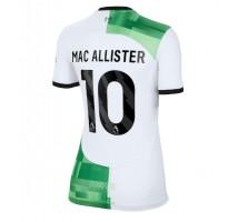 Liverpool Alexis Mac Allister #10 Koszulka Wyjazdowa damskie 2023-24 Krótki Rękaw