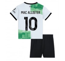 Liverpool Alexis Mac Allister #10 Koszulka Wyjazdowa dzieci 2023-24 Krótki Rękaw (+ krótkie spodenki)