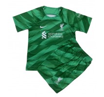 Liverpool Bramkarskie Koszulka Trzecia dzieci 2023-24 Krótki Rękaw (+ krótkie spodenki)