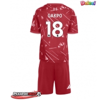 Liverpool Cody Gakpo #18 Koszulka Podstawowa dzieci 2026-27 Krótki Rękaw (+ krótkie spodenki)