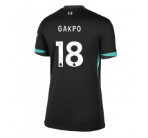 Liverpool Cody Gakpo #18 Koszulka Wyjazdowa damskie 2024-25 Krótki Rękaw