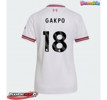 Liverpool Cody Gakpo #18 Koszulka Wyjazdowa damskie 2026-27 Krótki Rękaw