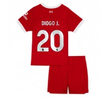 Liverpool Diogo Jota #20 Koszulka Podstawowa dzieci 2023-24 Krótki Rękaw (+ krótkie spodenki)