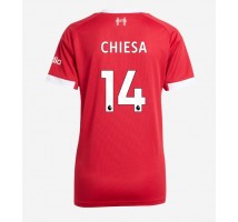 Liverpool Federico Chiesa #14 Koszulka Podstawowa damskie 2025-26 Krótki Rękaw