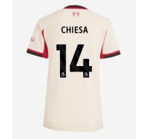 Liverpool Federico Chiesa #14 Koszulka Wyjazdowa damskie 2025-26 Krótki Rękaw