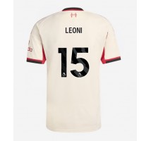 Liverpool Giovanni Leoni #15 Koszulka Wyjazdowa 2025-26 Krótki Rękaw