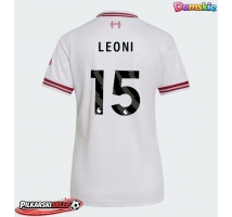 Liverpool Giovanni Leoni #15 Koszulka Wyjazdowa damskie 2026-27 Krótki Rękaw