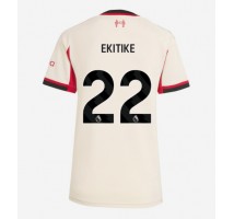 Liverpool Hugo Ekitike #22 Koszulka Wyjazdowa damskie 2025-26 Krótki Rękaw Liverpool Hugo Ekitike #22 Koszulka Wyjazdowa damskie 2025-26 Krótki Rękaw