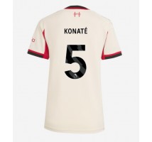 Liverpool Ibrahima Konate #5 Koszulka Wyjazdowa damskie 2025-26 Krótki Rękaw Liverpool Ibrahima Konate #5 Koszulka Wyjazdowa damskie 2025-26 Krótki Rękaw