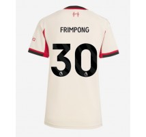 Liverpool Jeremie Frimpong #30 Koszulka Wyjazdowa damskie 2025-26 Krótki Rękaw