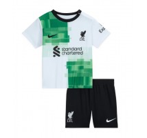 Liverpool Koszulka Wyjazdowa dzieci 2023-24 Krótki Rękaw (+ krótkie spodenki)
