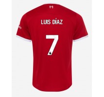 Liverpool Luis Diaz #7 Koszulka Podstawowa 2023-24 Krótki Rękaw