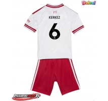 Liverpool Milos Kerkez #6 Koszulka Wyjazdowa dzieci 2026-27 Krótki Rękaw (+ krótkie spodenki)