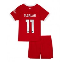 Liverpool Mohamed Salah #11 Koszulka Podstawowa dzieci 2023-24 Krótki Rękaw (+ krótkie spodenki)