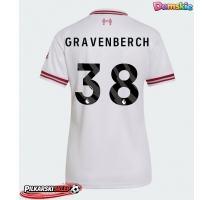 Liverpool Ryan Gravenberch #38 Koszulka Wyjazdowa damskie 2026-27 Krótki Rękaw