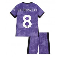 Liverpool Szoboszlai Dominik #8 Koszulka Trzecia dzieci 2023-24 Krótki Rękaw (+ krótkie spodenki)