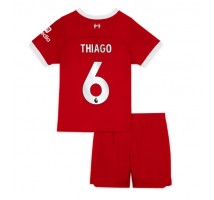Liverpool Thiago Alcantara #6 Koszulka Podstawowa dzieci 2023-24 Krótki Rękaw (+ krótkie spodenki)