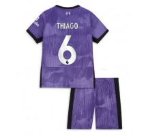 Liverpool Thiago Alcantara #6 Koszulka Trzecia dzieci 2023-24 Krótki Rękaw (+ krótkie spodenki)