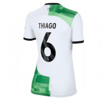 Liverpool Thiago Alcantara #6 Koszulka Wyjazdowa damskie 2023-24 Krótki Rękaw