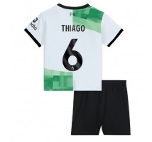 Liverpool Thiago Alcantara #6 Koszulka Wyjazdowa dzieci 2023-24 Krótki Rękaw (+ krótkie spodenki)