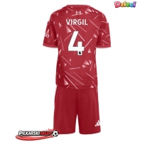 Liverpool Virgil van Dijk #4 Koszulka Podstawowa dzieci 2026-27 Krótki Rękaw (+ krótkie spodenki)