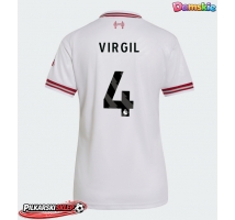 Liverpool Virgil van Dijk #4 Koszulka Wyjazdowa damskie 2026-27 Krótki Rękaw