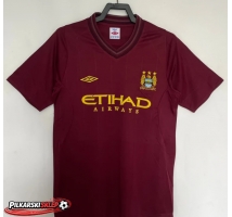 Manchester City 2012-2013 Koszulka Retro Wyjazdowa Krótki Rękaw