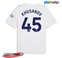 Manchester City Abdukodir Khusanov #45 Koszulka Trzecia 2026-27 Krótki Rękaw
