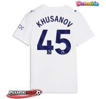 Manchester City Abdukodir Khusanov #45 Koszulka Trzecia damskie 2026-27 Krótki Rękaw