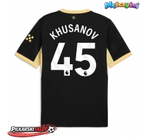 Manchester City Abdukodir Khusanov #45 Koszulka Wyjazdowa 2026-27 Krótki Rękaw
