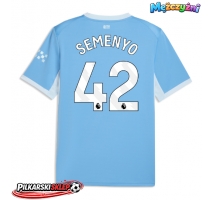 Manchester City Antoine Semenyo #42 Koszulka Podstawowa 2026-27 Krótki Rękaw
