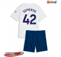Manchester City Antoine Semenyo #42 Koszulka Trzecia dzieci 2026-27 Krótki Rękaw (+ krótkie spodenki)