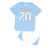 Manchester City Bernardo Silva #20 Koszulka Podstawowa dzieci 2023-24 Krótki Rękaw (+ krótkie spodenki)