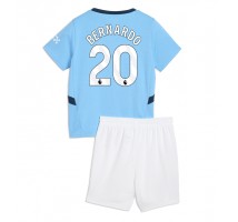 Manchester City Bernardo Silva #20 Koszulka Podstawowa dzieci 2024-25 Krótki Rękaw (+ krótkie spodenki)