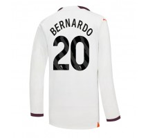Manchester City Bernardo Silva #20 Koszulka Wyjazdowa 2023-24 Długi Rękaw