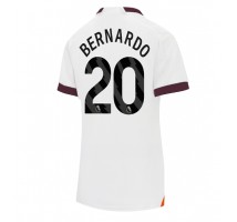 Manchester City Bernardo Silva #20 Koszulka Wyjazdowa damskie 2023-24 Krótki Rękaw
