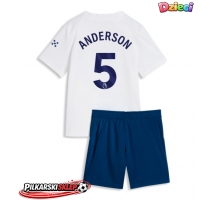 Manchester City Elliot Anderson #5 Koszulka Trzecia dzieci 2026-27 Krótki Rękaw (+ krótkie spodenki)